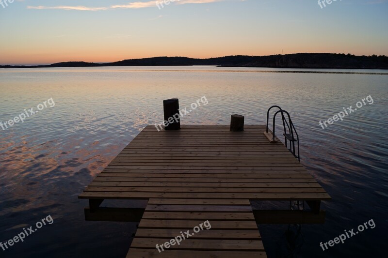 Bridge Twilight Bath Archipelago Free Photos