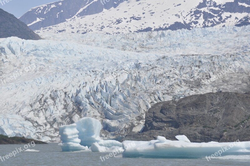 Alaska Hubbard Glacier Scenic Free Photos