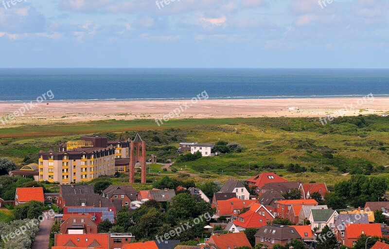 Borkum The Kaap Daymark Aerial View Free Photos