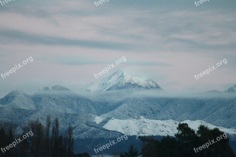 Snow Marlborough Wither Hills Mountain Tussock