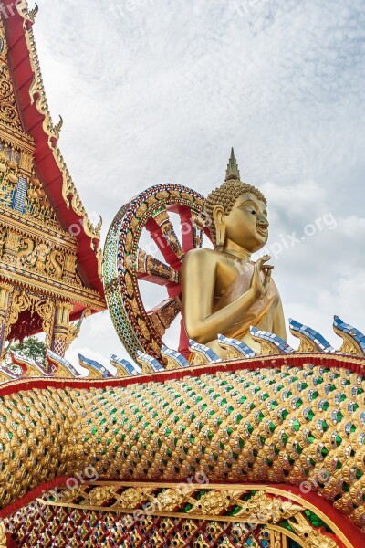 Buddha Thailand Buddhism Temple Asia Statue