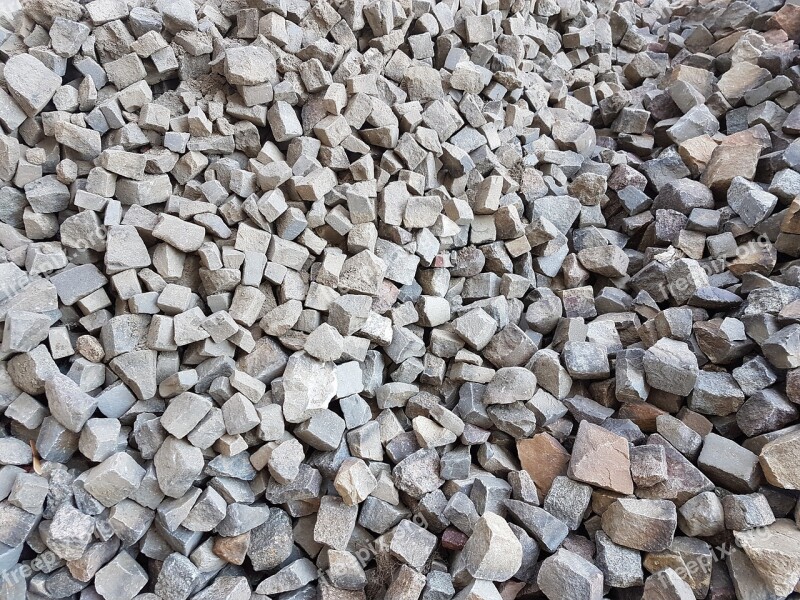 Paving Stones Cairn Construction Material Stones Grey