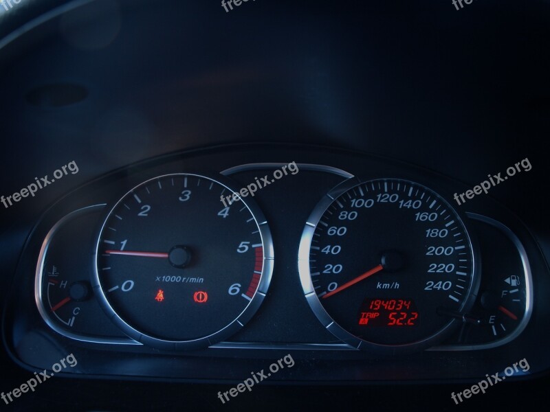 Counter Clocks Car Speedometer Tachometer