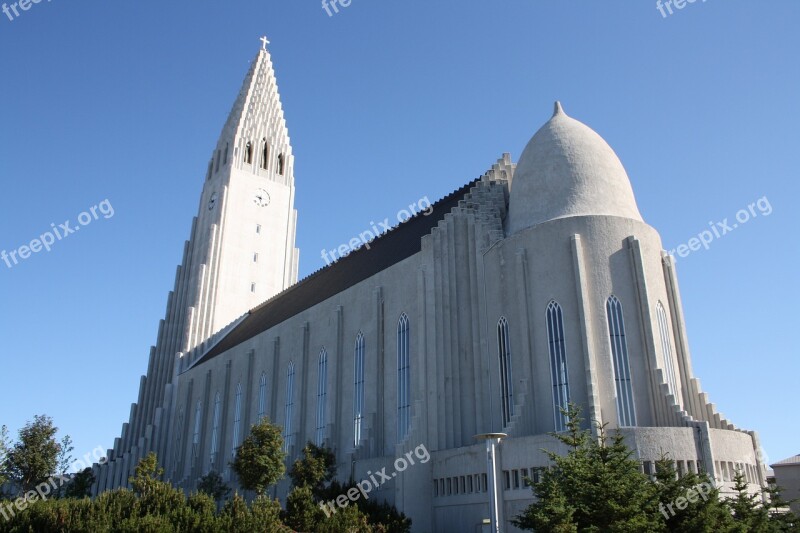 Reykjavik Hallgrímskirkja Dom Church Places Of Interest