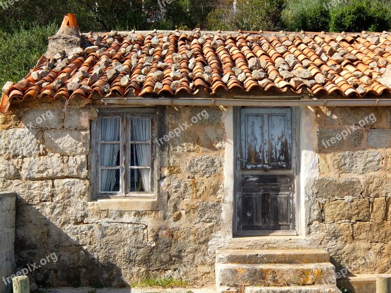 Corsica House Shutters Mediterranean Facade