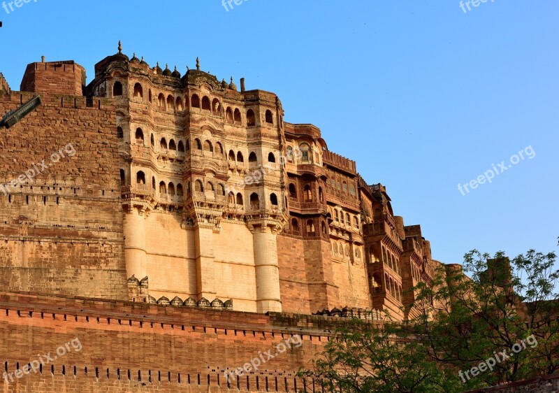 India Jodhpur Mehrangarh Fort Free Photos