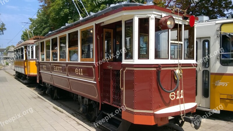 Historic Tram Tram Budapest Retro Tram Hungary