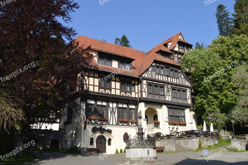 Castle Romania Sinaia German Style Architecture