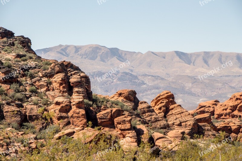 Sandstone Cliffs Nature Rock Landscape