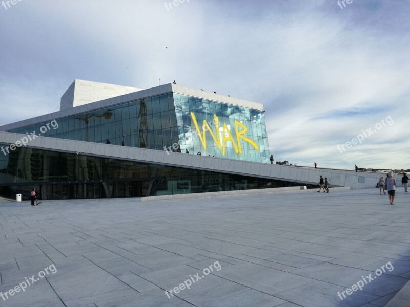 Architecture View Façades Building Oslo