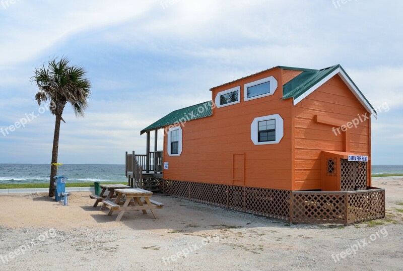 Cabin For Rent Beach Front Beach Ocean