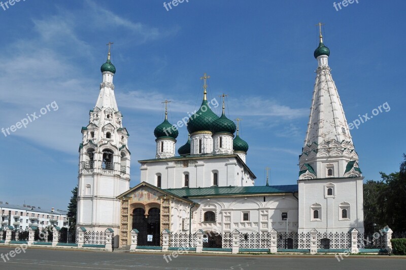 Russia Yaroslavl Church Showplace Religion