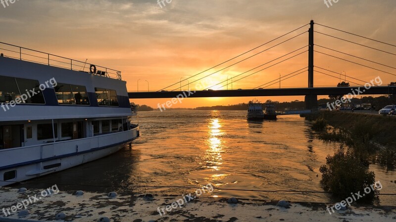 Sunset Solar Marine Beach Landscape