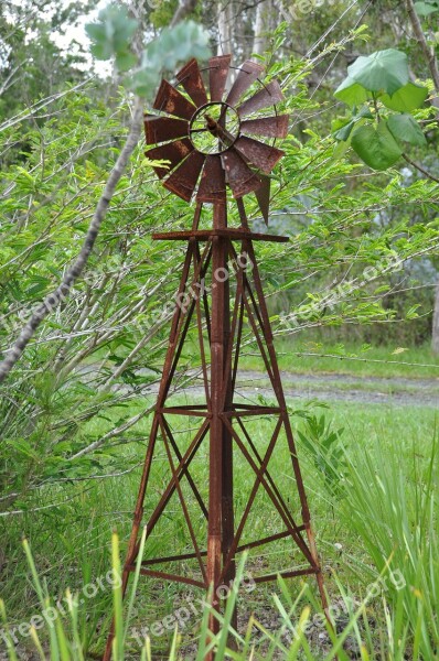 Windmill Green Rotation Plant Wind