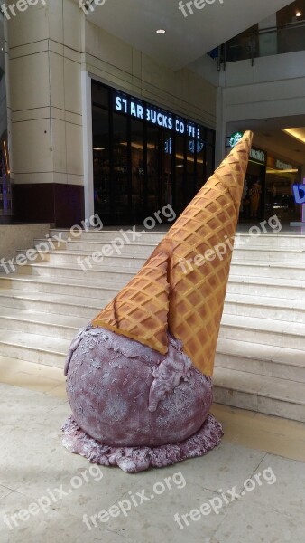 Ice Cream Department Store Bangkok Thailand Free Photos