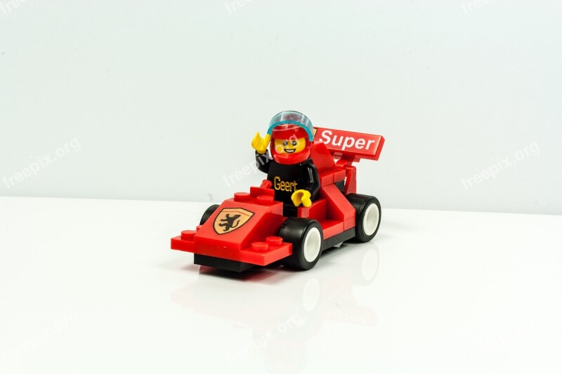 Lego Figure Race Pilot Helmet