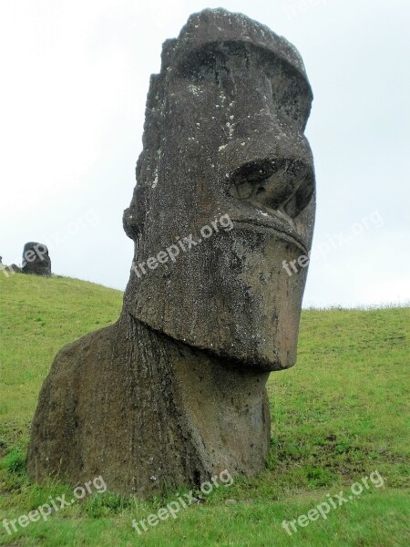 Image Easter Island Man Buried Torso