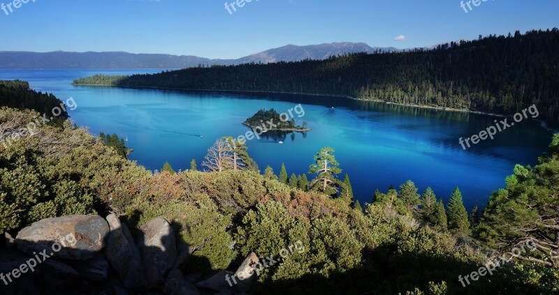 Lake Tahoe Water California Nevada