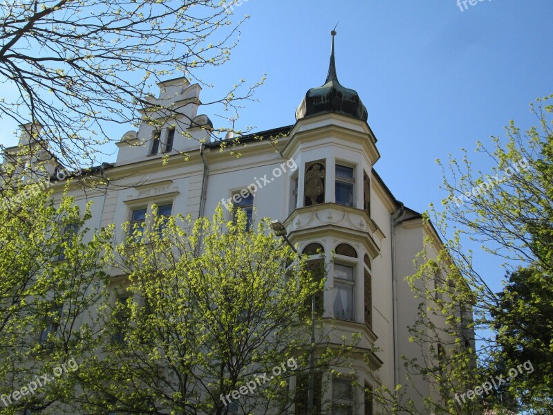 Beautiful Building Prague Art Nouveau Excursion City