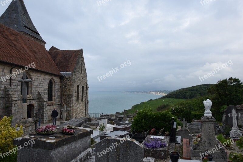 Church Atlantic Normandy Varengeville-sur-mer Free Photos