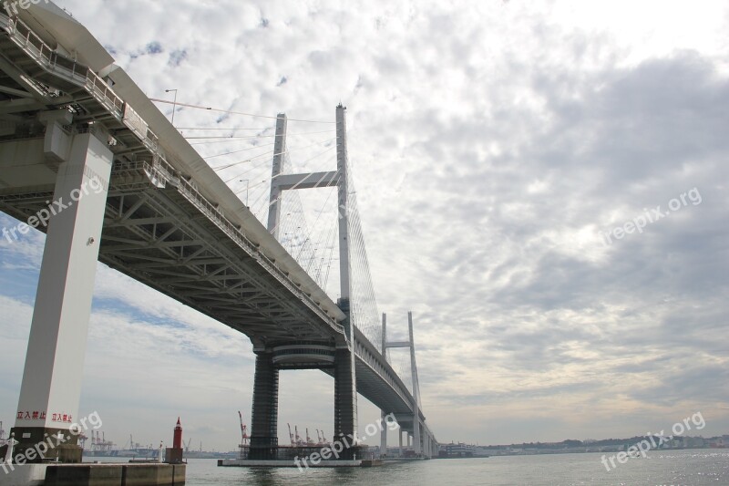 Yokohama Bay Bridge Bridge Yokohama Japan Bay