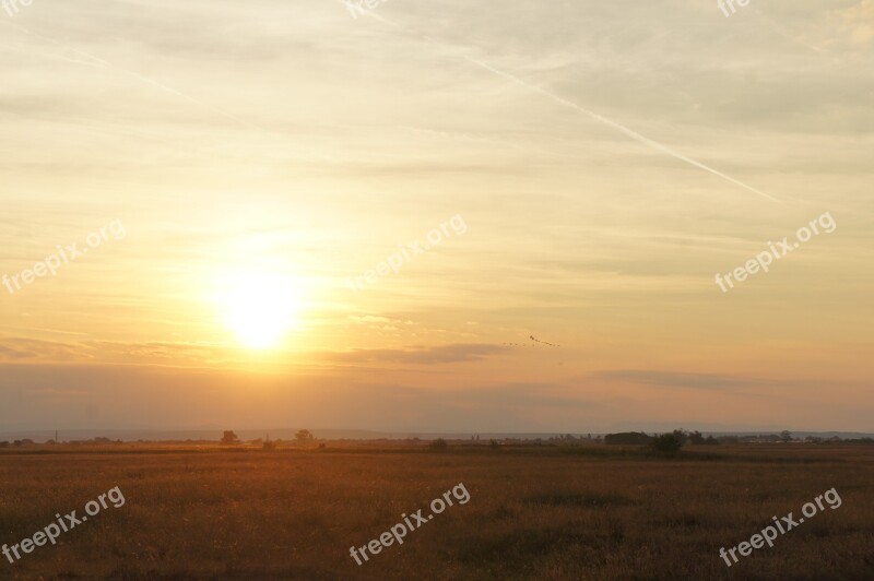 Sunset Long-paints Apetlon Wallern Burgenland