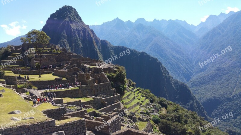 Mountain Peru Andes Altitude Machu Picchu