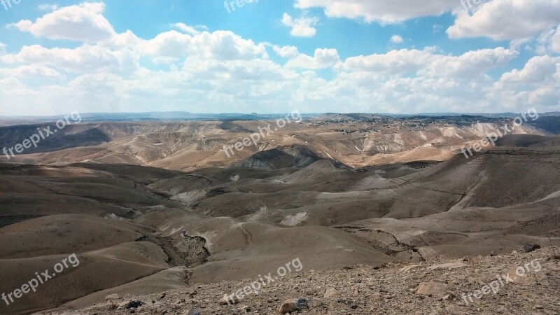 Sand Desert Judaean Desert Israel Scenery