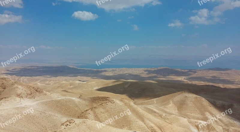 Sand Desert Judaean Desert Israel Scenery