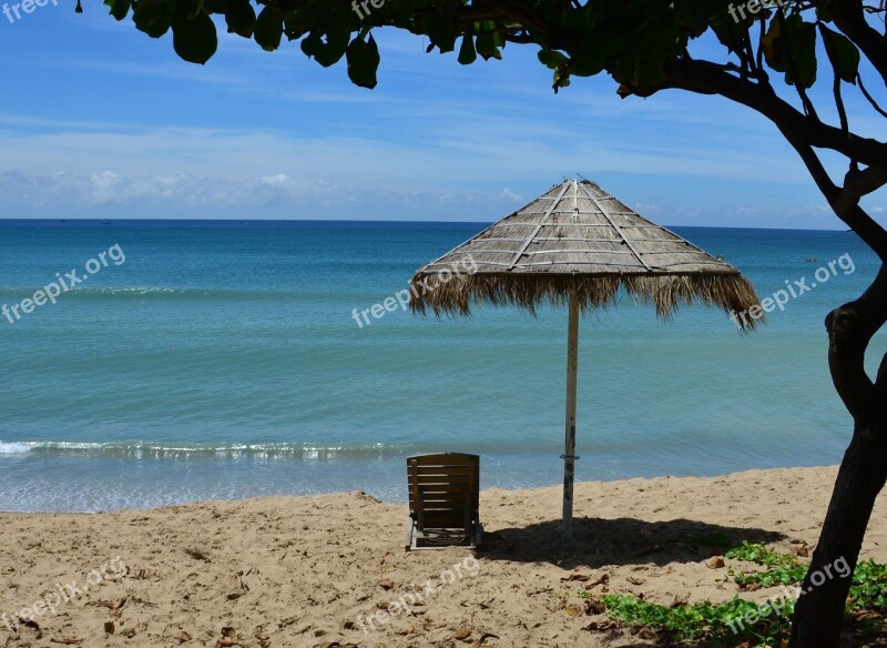 Butyl 墾 Chateau Beach Sand Beach Parasol