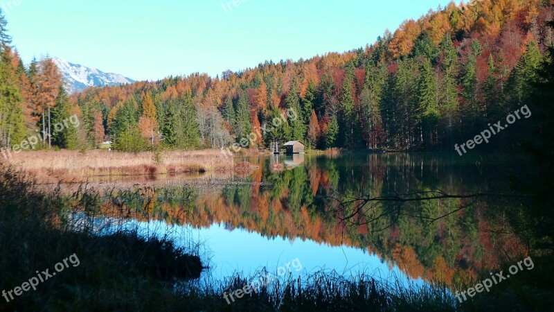 Autumn Landscape Nature Water Lake