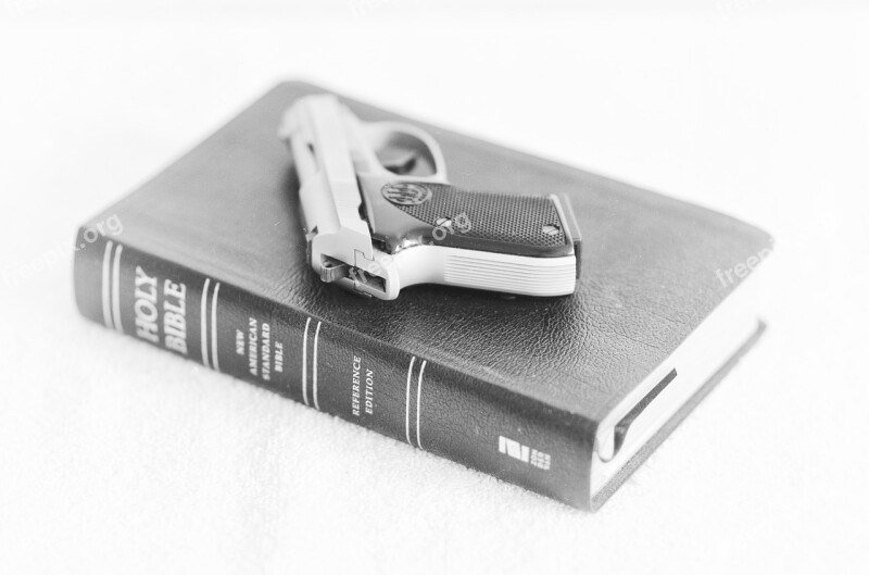 Bible Gun Religion Books Firearms