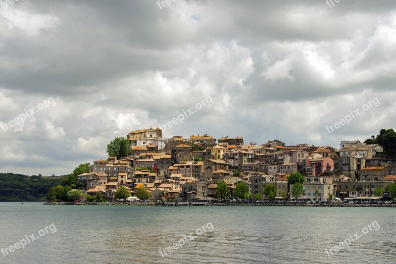 Anguillara Lake Bracciano Rome Lazio Italy