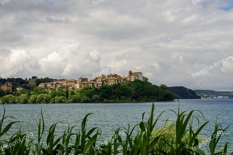 Anguillara Lake Bracciano Rome Lazio Italy