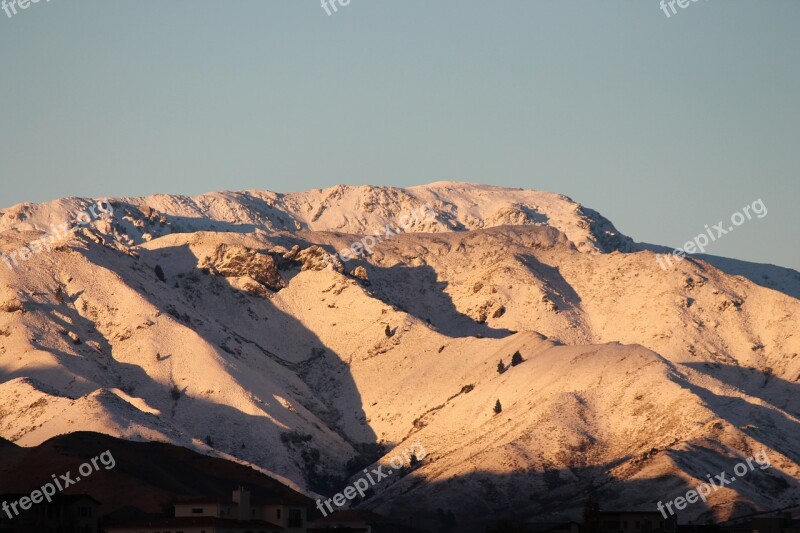 Snow Marlborough Wither Hills Mountain Tussock