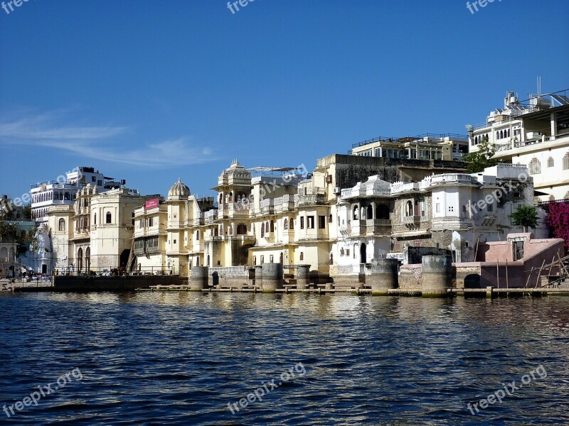 India Radjastan Udaipur Lake Water