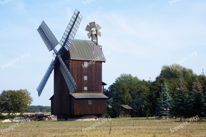 Windmill Trees Meadow Mill Pinwheel