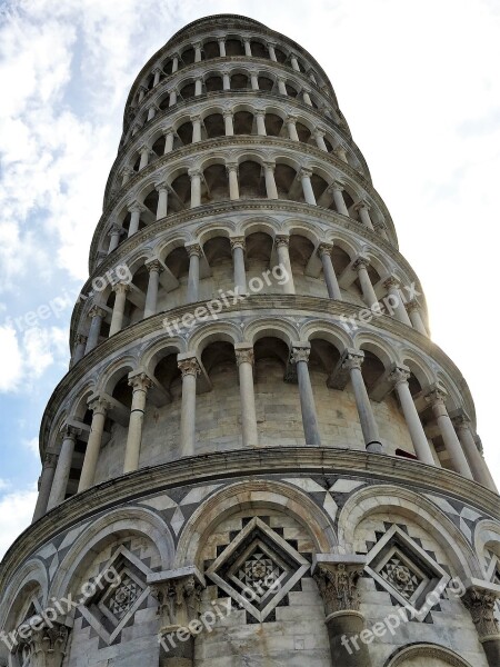 Pisa Leaning Tower Italy Tuscany Tower