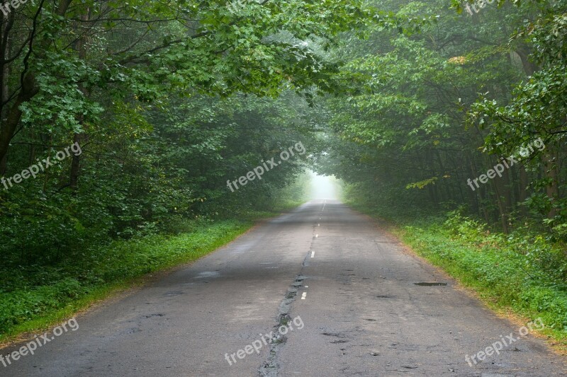 Road The Way Motion Track An Empty