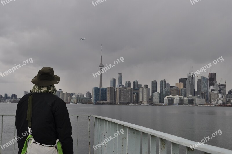 Toronto Cn Tower Winter Canada