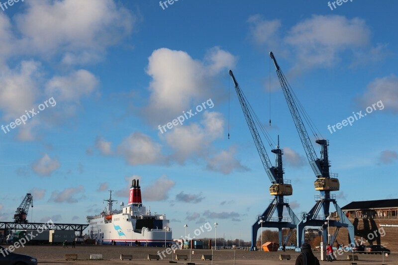 Rostock Germany Northern Germany Baltic Sea Port