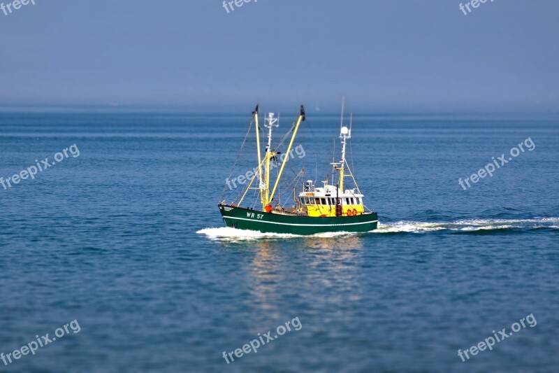 Fishing Vessel Boat Ship Cutter North Sea