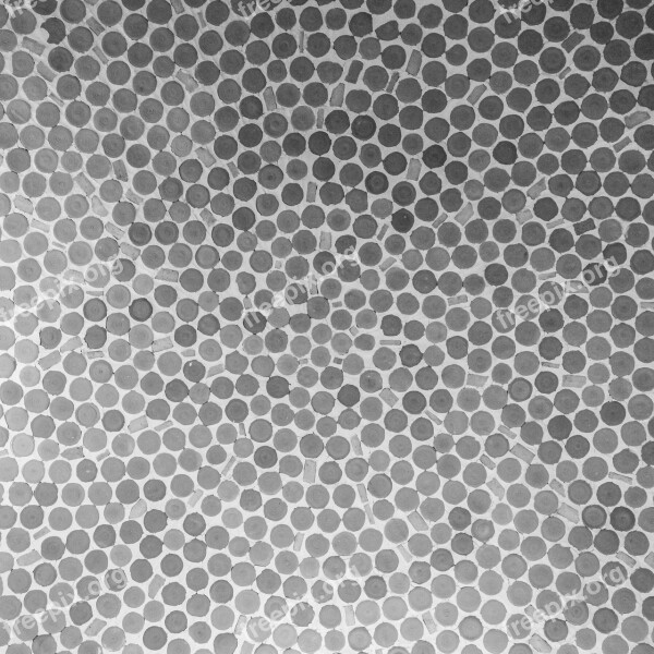 Dots Black And White Texture Circle Symmetrical