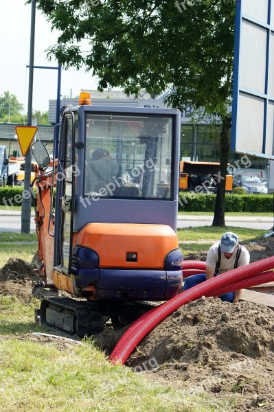 Excavator Small Czerpaczka City Tube