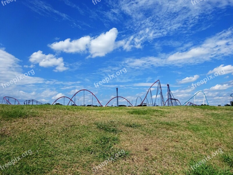 Roller Coaster Amusement Park Rides Carowinds