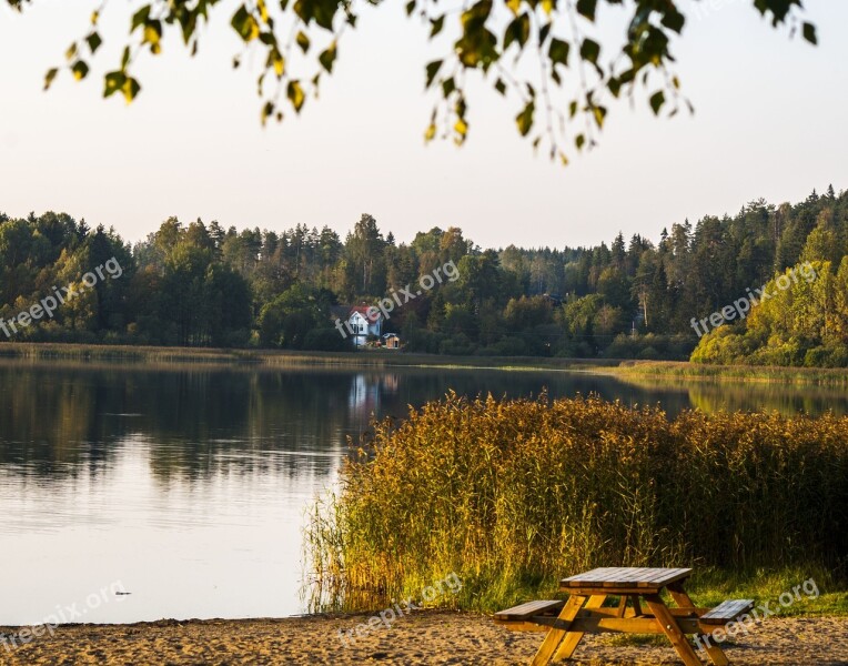 Beach House Water Norway Summer