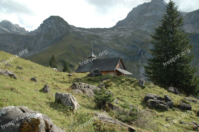 Mountains Chapel Church Mountain Chapel Alpine