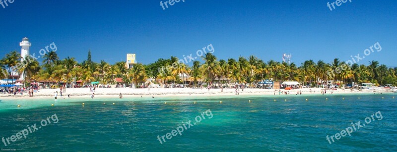 Cancún Beach Mexico Sea By The Sea