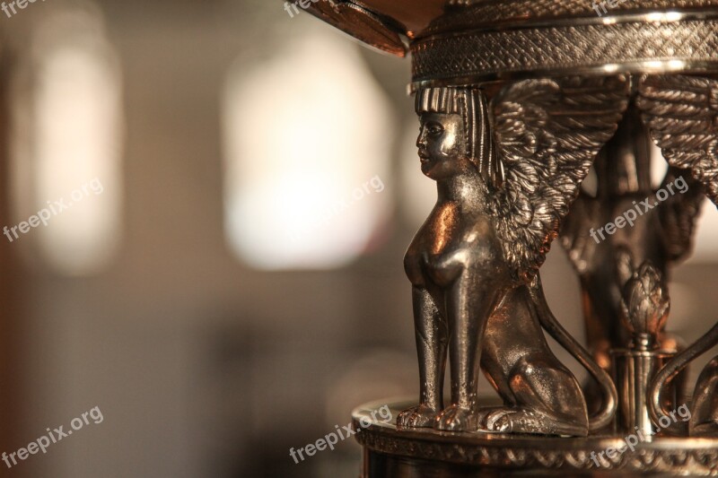 Golden Lion Old Detail Art Sphinx