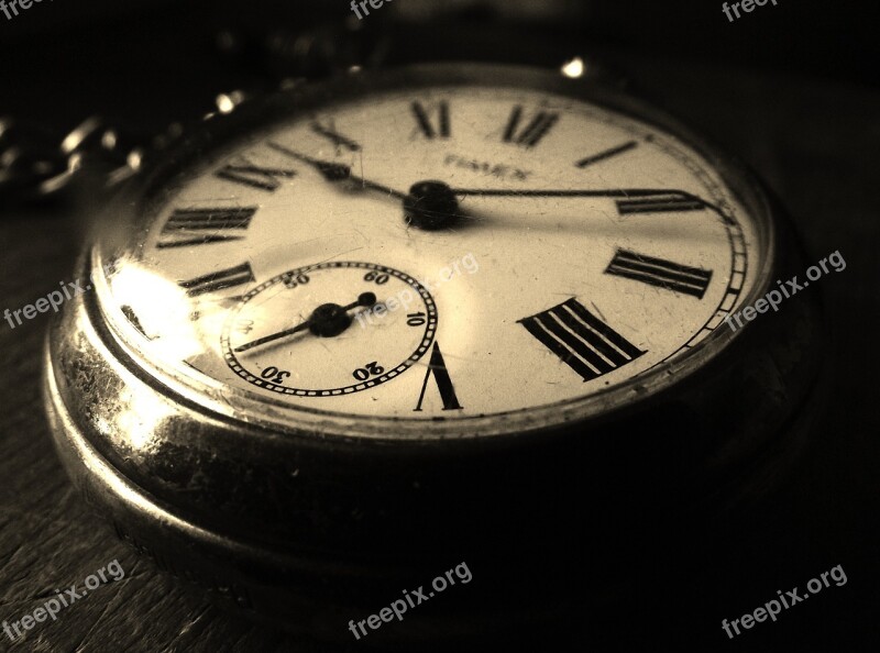 Watch Vintage Clock Wind Up Time